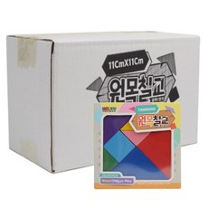 2000 해피 원목 칠교 (소) 1박스 24개입, 1개