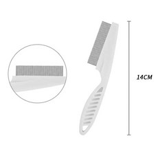 액세서리 반려 제거 털 동물 브러시 1 햄스터 벼룩 빗 토끼 기니피그 그루밍, 1개, A.흰색줄무늬14CM