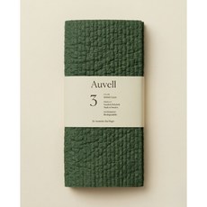 스웨덴 셀룰로오스 빨아쓰는 행주 브리티시 그린, 1세트, 3개입