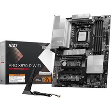 MSI X870P WiFi 시리즈 마더보드AMD Ryzen 900080007000 프로세서 AM5 DDR5 PCIe 50 M2 Gen5 SATA 6Gbs USB 40Gbps, PRO X870-P WIFI
