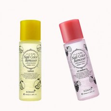 네일아트 국산 코나드 젤네일 컬러 리무버 100ml 2종 쏙오프 젤리무버 젤클린저, KONAD네일리무버-딸기