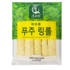 홍홍 중국식품 중국 두유피 튀김 훠궈 마라탕 두유피롤 10개입, 120g, 1개