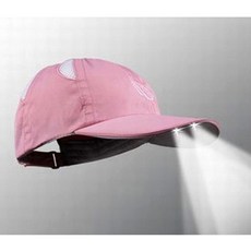 LED 랜턴 하프문 캡모자 핑크 1P 야간 낚시 조명 모자MCL, 없음, 1개, 상세 설명 참조