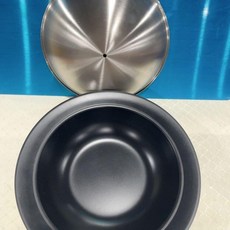 加厚不鏽鋼蓋 港式煲仔飯鍋 圓底20黑色陶晶不粘材質 家用商用, 1個, 圓底20黑色陶晶不粘煲仔鍋, 黑色, 圓底20