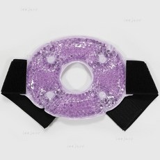 冷熱敷凝膠冰敷綁帶護膝手腕肘部小腿護踝護具，柔軟舒適，冷熱敷皆宜，可重複使用，台灣發貨, 1個, 冷熱敷護膝1個裝-紫色