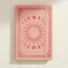 디루아 일기장 양장노트 다이어리 수첩, 1개, 핑크