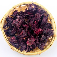 雨林薰舍 乾燥花瓣袋裝50g 桂花茉莉玫瑰薰衣草薄荷 泡澡乾燥花, 洛神花(50g)