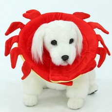 강아지 고양이 귀여운 동물 넥카라(꽃게), 1개