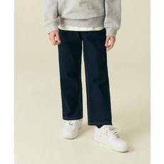 무신사 스탠다드 MUSINSA STANDARD KIDS 레귤러 핏 밴딩 데님 팬츠 [딥 인디고] MKBNPXK28-DI 379682