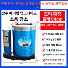 공업용 대형 탈수기 탈수 헬스장 스텐 목욕탕 220V, 블랙캣 플레임 4베어링 201 380V 304, 기본 색상