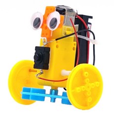 嗨購 DIY科學機器人實驗教具 兒童科技小製作材料包, 走路的機器人, 1個