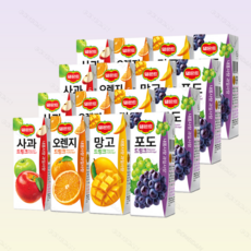델몬트32개 (포도8+망고8+오렌지8+사과8)+ 메세지카드, 190ml, 1박스