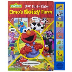 Sesame: Elmo's Noisy Farm Board Books, P I Kids