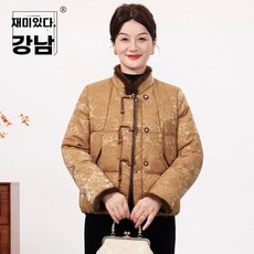 오리털 90 함유 코트 다운 따뜻한 밍크 스타일 고급스럽고 중장년 겨울 여성을 장난 재킷