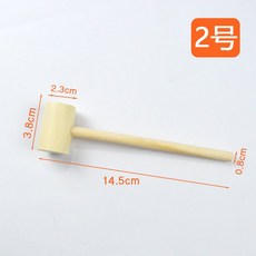 巧克力蛋形模具 鴕鳥恐龍蛋 夜明珠橢圓球 意境菜廚用造型 奇趣蛋模具, 2號小木錘  5個裝, 1個