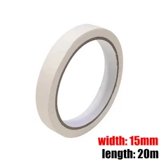 흰색 쓰기 가능한 마스킹 테이프 아트 페인팅 스케치 접착 종이 문구 가정용 1/3 롤 10mm, 01 1 Roll, 02 15mmx20m