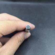 鋼印臺灣出貨吉言鋼印3毫米小圖案小尺寸打金銀戒指鏨刻工具鏨子手敲字模刻刀kwoyu, 猫爪3號3mm