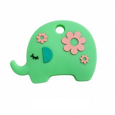 gogoro鑰匙套 gogoro鑰匙專用保護套 綠色大象 ai1 ec05 ur1 VIVA鑰匙套 Luna鑰匙套 VIVA Luna, 綠色大象鑰匙套, 1個
