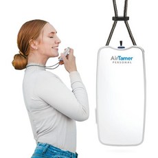 AirTamer A310W 충전식 휴대용 공기청정기 음이온 발생기 검증된 성능 화이트 색상 금속 여행용 케이스 포함 258378, White with Metal Case