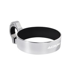 ACRUNU 自行車鋁合金水杯架 單車水壺架 腳踏車杯架 水杯架 自行車配件, 銀, 1個