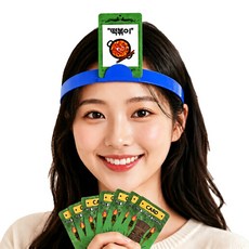 커플히어로 단체 게임 머리띠, 1개, 파랑