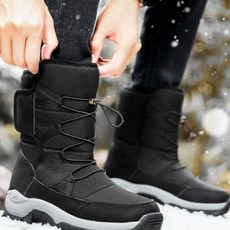 겨울 오토바이방한화 논슬립 배달 낚시 가벼운 따뜻한, J. 살구 회색(여성) 업그레이드 2.0, 270mm (44호)