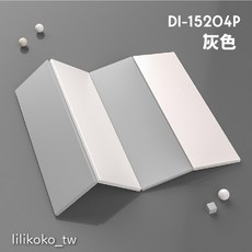 哩哩摳摳 遊戲墊遊戲地墊爬行墊兒童嬰兒寶寶爬行防撞墊, 素面款200X150灰白, 灰色