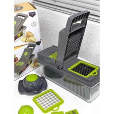 다기능채칼 만능슬라이서 필러커터 절단기과일칼 당근바구니주방툴세트, 15개 세트