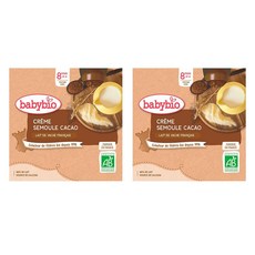 BABYBIO 베이비비오 Gourds 세몰리나 코코아 크림 프롬 8 months, 90g
