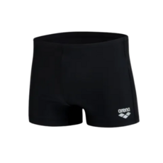 아레나 재팬 베이직 긴사각 2부 블랙 남자 수영복