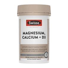 Swisse ULTIBOOST鎂&鈣&維生素D3膜衣錠, 1罐, 120顆