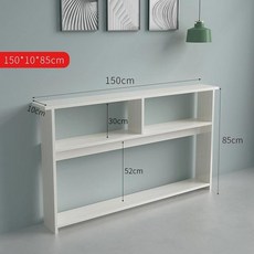 침대 옆 협소 선반 원룸 파티션역할, 8. 따뜻한 흰색 150x10x85 매우 좁음, 따뜻한 흰색 150x10x85