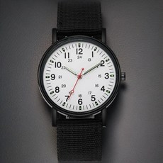 아날로그 슬림 나토 밴드 저소음 손목 시계 기념품 학생 시험 수능 메탈 패션 간호사