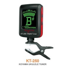 KOYAMA KT-250 夾式調音器 可調頻率 電子調音器 適用吉他 貝斯 小提琴 烏克麗麗, 1個