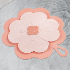 냄새차단 네잎클로버 하수구덮개 배수구 트랩, 핑크