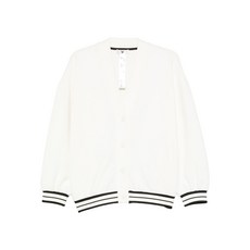 트윈셋 스트라이프 트리밍 가디건