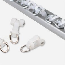 무유무유디자인 커텐 레일 커튼레일롤러, 1개