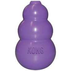 KONG 貓咪經典葫蘆玩具, 紫色, 1個