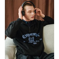 CPGN STUDIO 베리타스 하프 집업 블랙 368680