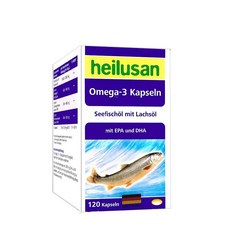 Heilusan 好立善 純淨深海鮭魚油 Omega-3 膠囊 120顆, 1個