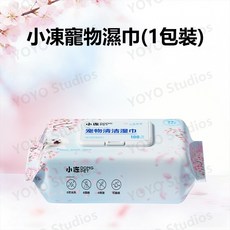 小竸 PET 寵物清潔濕巾 0酒精0刺激, 1個, 100抽/包【加大加厚溫和清潔】, 100抽