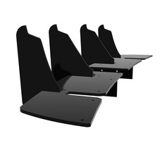 리어 디퓨저 범퍼 립 스포일러 스플리터 바디 키트 액세서리 아우디 RS5 쿠페 2011-2014 년에 사용, 01 1 set black, 1개