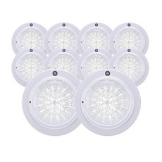 킴스LED 원형 센서등 15W 240mm, 10개, 주광색