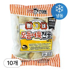 [인생건어물] 형기네 깊은비법국물 모듬 어묵 전골 300g(칼칼한맛)10개입 어육 78.5% 밀키트 대용량 업소용, 300g, 10개