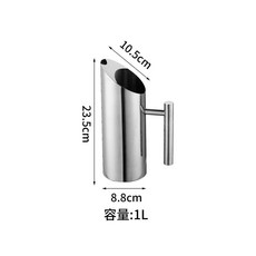 물 오마카세 스테인레스 0L 스텐 스테인리스 레스토랑 주전자, A. 1리터 일자형 주전자