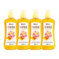 담터 평중 국내산 사양 벌꿀, 1kg, 4개