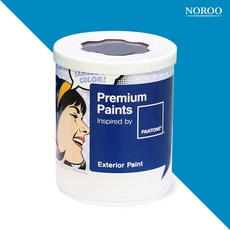 노루페인트 팬톤 실외 벽면 저광 페인트, 17-4433 DresdenBlue, 1L, 1개