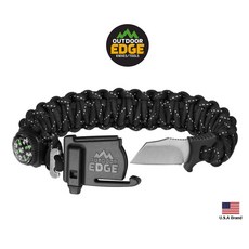 美國Outdoor Edge PARASPARK 多功能傘繩腕帶刀 M、L尺寸, 1個