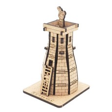 나무모형 첨성대 건물 건축 나무 조립 모형 DIY 만들기, 본상품