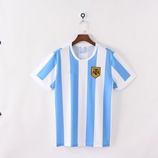 레트로 클래식 마라도나 국가대표 축구 유니폼 반티 축구복 저지 단체 단체복